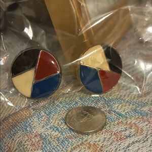 Colorful Geometric Earrings